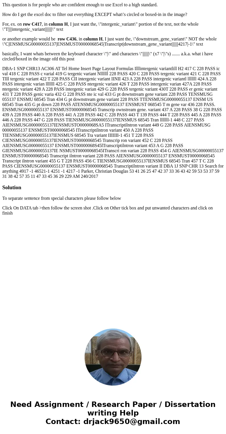 This question is for people who are confident enough to use Excel to a high standard. How do I get the excel doc to filter out everything EXCEPT what\'s circled This question is for people who are confident enough to use Excel to a high standard. How do I get the excel doc to filter out everything EXCEPT what\'s circled