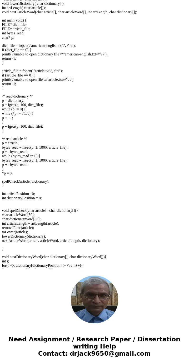 Using C++ The purpose of this assignment is to give you practice using dynamic memory allocation, c-string functions, sorting, and searching. You will write a s Using C++ The purpose of this assignment is to give you practice using dynamic memory allocation, c-string functions, sorting, and searching. You will write a s