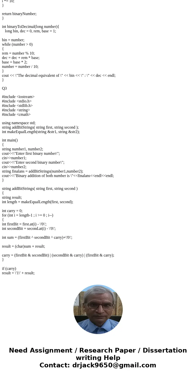 1.) Decimal Binary and Octal : Write a series of functions that convert a decimal number into binary and octal. 2.) Binary and Octal Decimal: Write a series of  1.) Decimal Binary and Octal : Write a series of functions that convert a decimal number into binary and octal. 2.) Binary and Octal Decimal: Write a series of