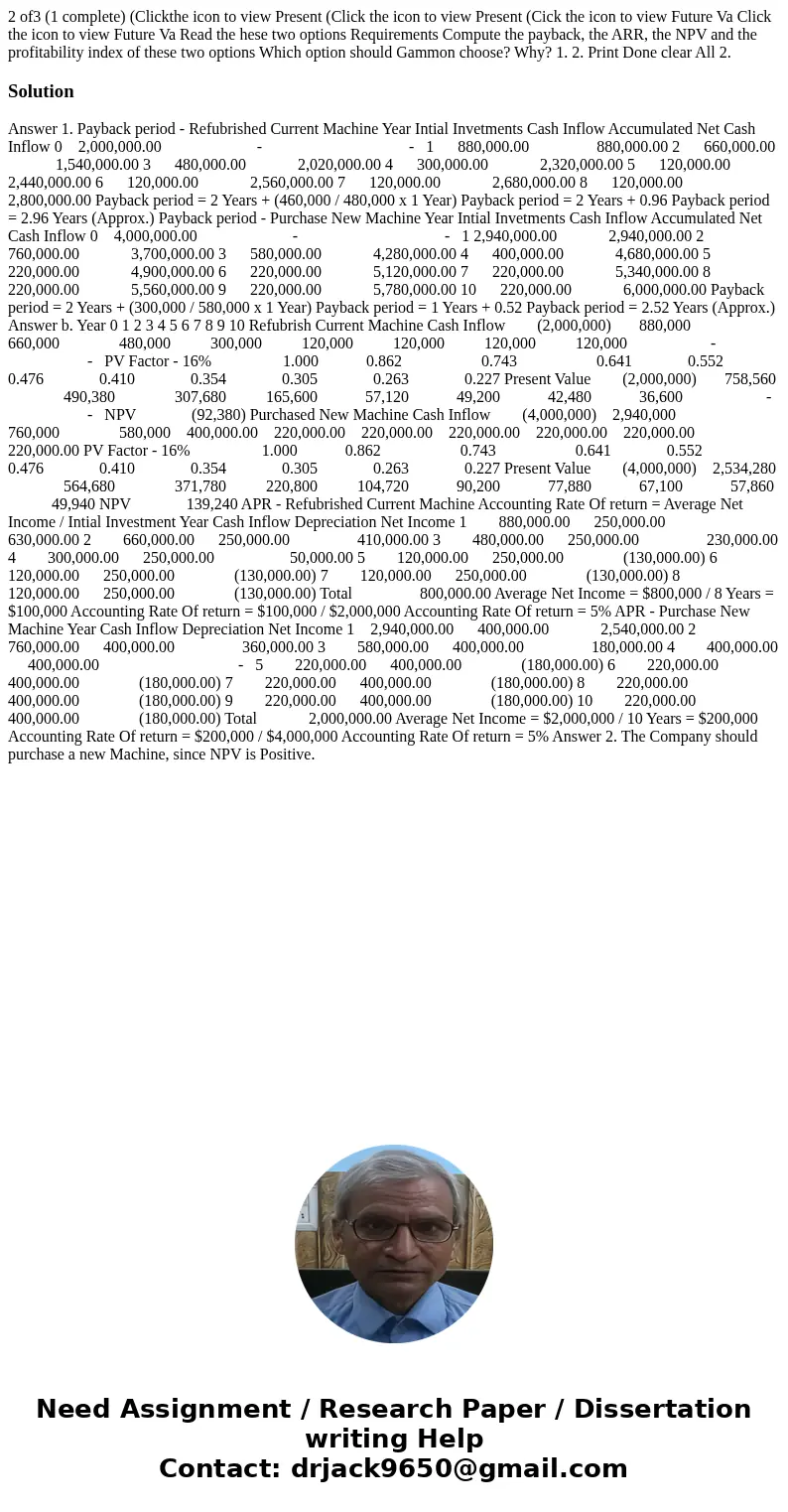  2 of3 (1 complete) (Clickthe icon to view Present (Click the icon to view Present (Cick the icon to view Future Va Click the icon to view Future Va Read the he