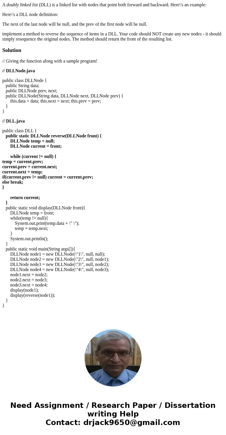 A doubly linked list (DLL) is a linked list with nodes that point both forward and backward. Here\'s an example: Here\'s a DLL node definition: The next of the  A doubly linked list (DLL) is a linked list with nodes that point both forward and backward. Here\'s an example: Here\'s a DLL node definition: The next of the