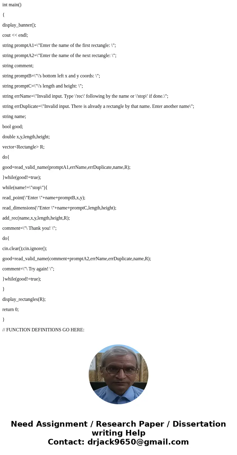 C++ ....... means line skip Right now I have a program that does everything i want it to with the correct inputs, but I need some help fixing my code in order f