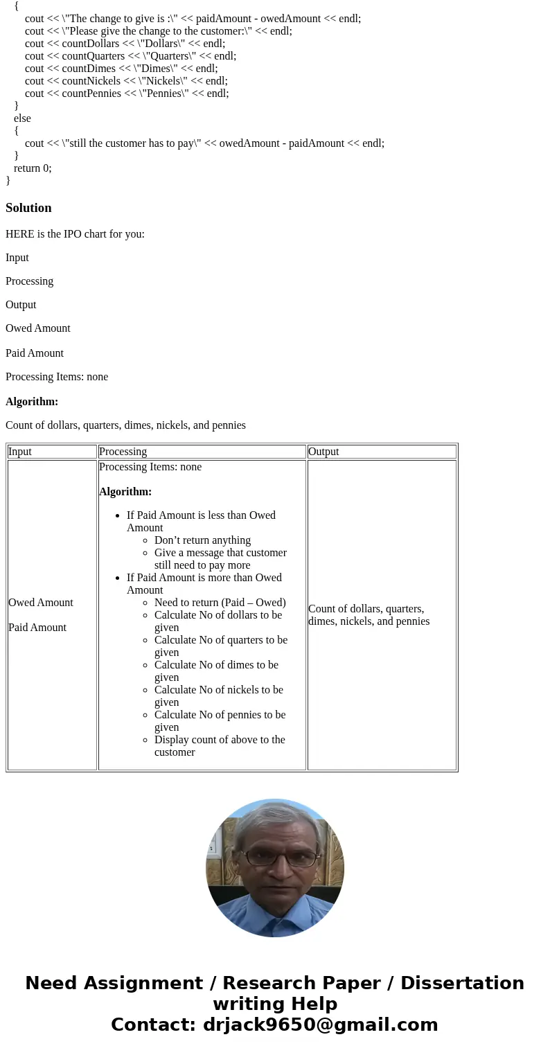 c++ question A third-grade teacher at Plano Elementary School wants a program that allows a student to enter the amount of money a customer owes, then an amount c++ question A third-grade teacher at Plano Elementary School wants a program that allows a student to enter the amount of money a customer owes, then an amount