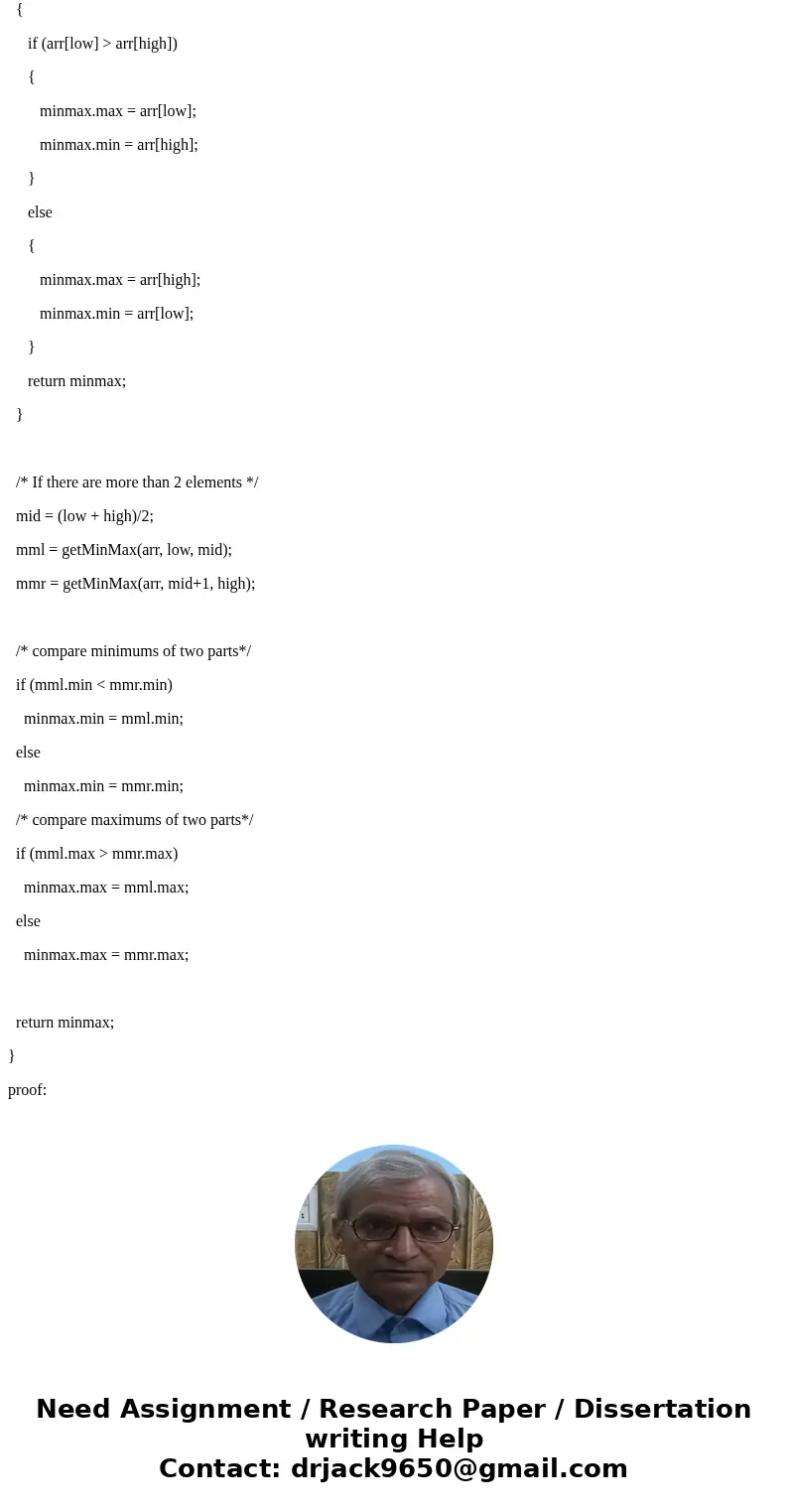 Can Anyone Help me with this question? Show an algorithm that finds the smallest and the largest of n numbers using 3n/2 - 3/2 comparisons when n is odd Assume  Can Anyone Help me with this question? Show an algorithm that finds the smallest and the largest of n numbers using 3n/2 - 3/2 comparisons when n is odd Assume