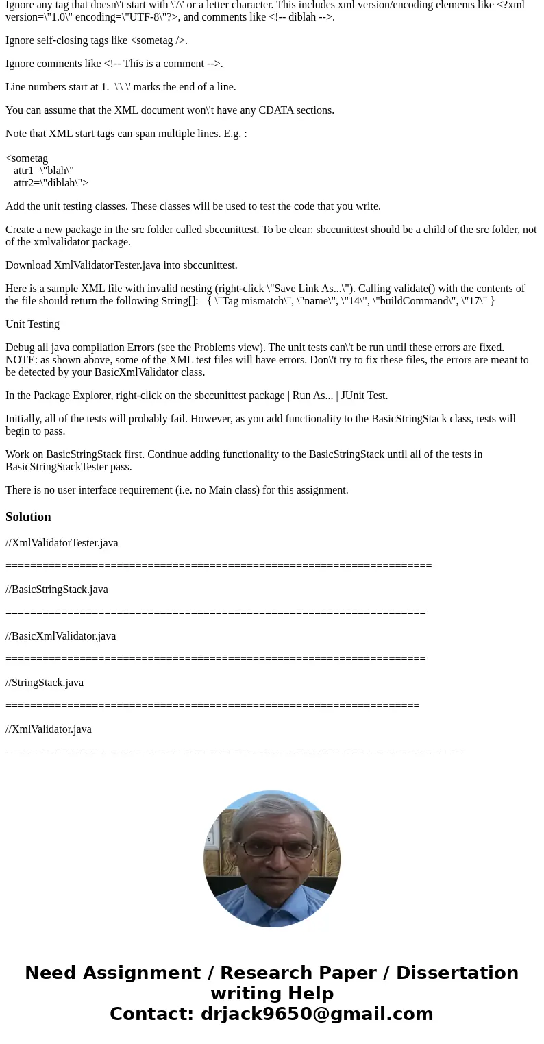 Create a program that validates the nesting of elements in an XML document. The nesting rule simply states that while elements may be nested, they cannot overla Create a program that validates the nesting of elements in an XML document. The nesting rule simply states that while elements may be nested, they cannot overla