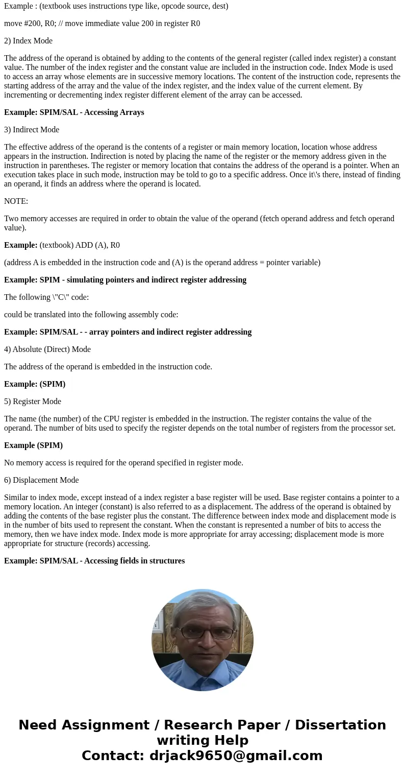  Describe the three main addressing modes of the PIC16 architecture discussed in class. For each of the modes include two examples. Write a PIC16 assembly progr