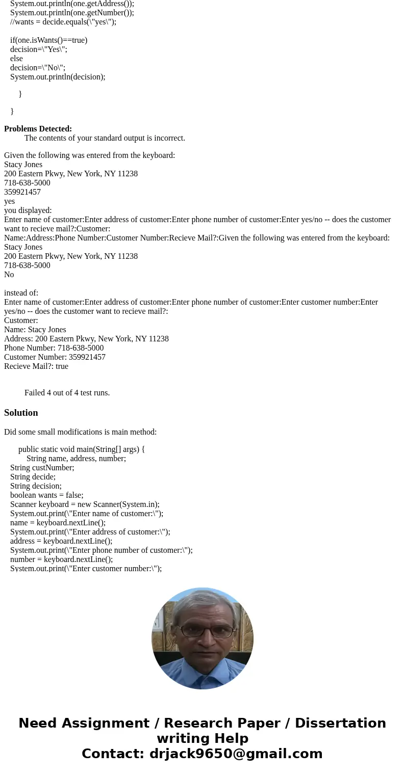 Design a class named Person with fields for holding a person\'s name , address, and telephone number (all as Strings ). Write a constructor that initializes all