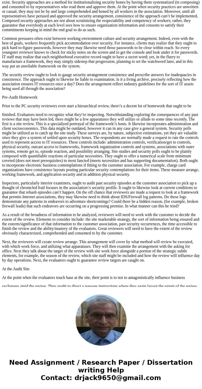 discuss the ACTIVITIES involved inSECURITY AUDIT.Solution What is a Security Audit? You may see the expression \ discuss the ACTIVITIES involved inSECURITY AUDIT.Solution What is a Security Audit? You may see the expression \
