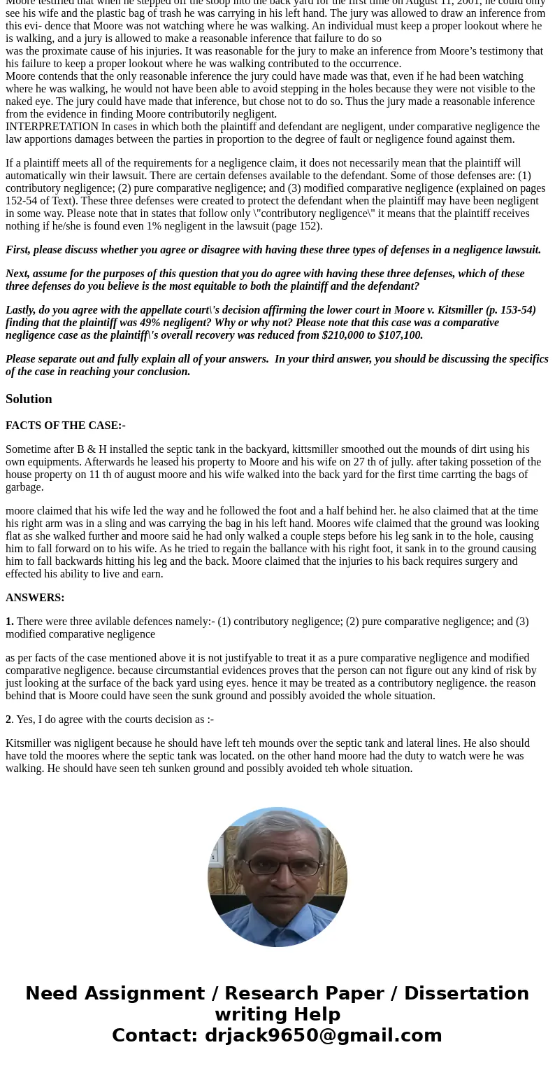  FACTS In the spring of 2001, Kitsmiller purchased a house in Van Zandt County to use as rental property. In mid-June, he hired B & H Shaw Company, Inc. (B 