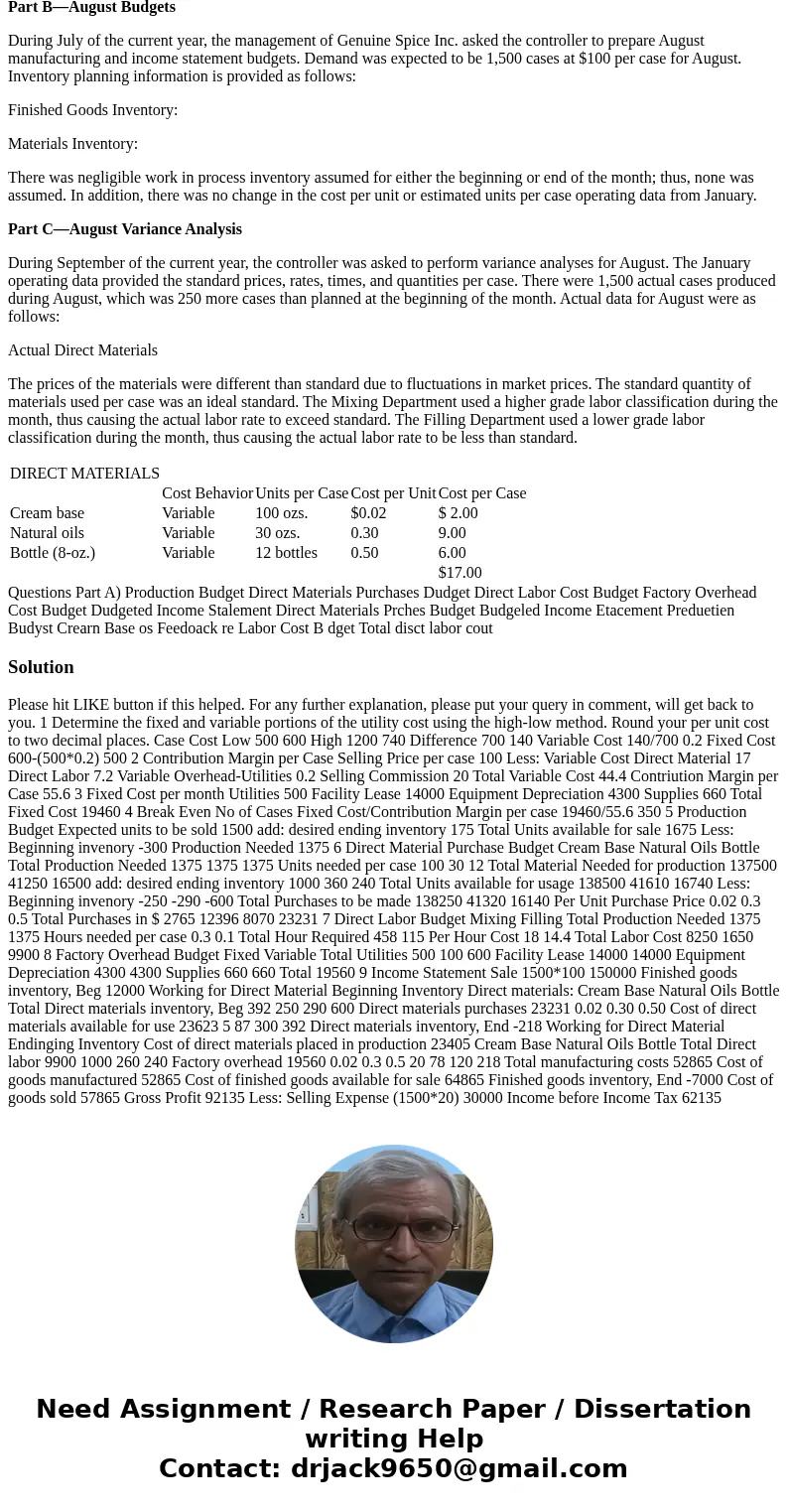 Hello, after doing some further work, I was hoping I could get further assistance and direction. Anything would help, thank you! Genuine Spice Inc. began operat