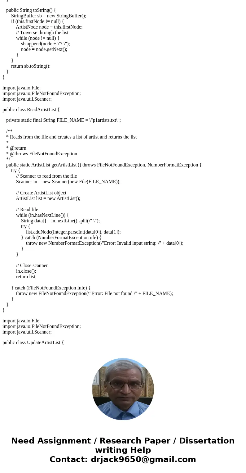 i am providing the class file templates and methods to complete this program( you need to add the code for it) and the text files. Using Linked list approach: I