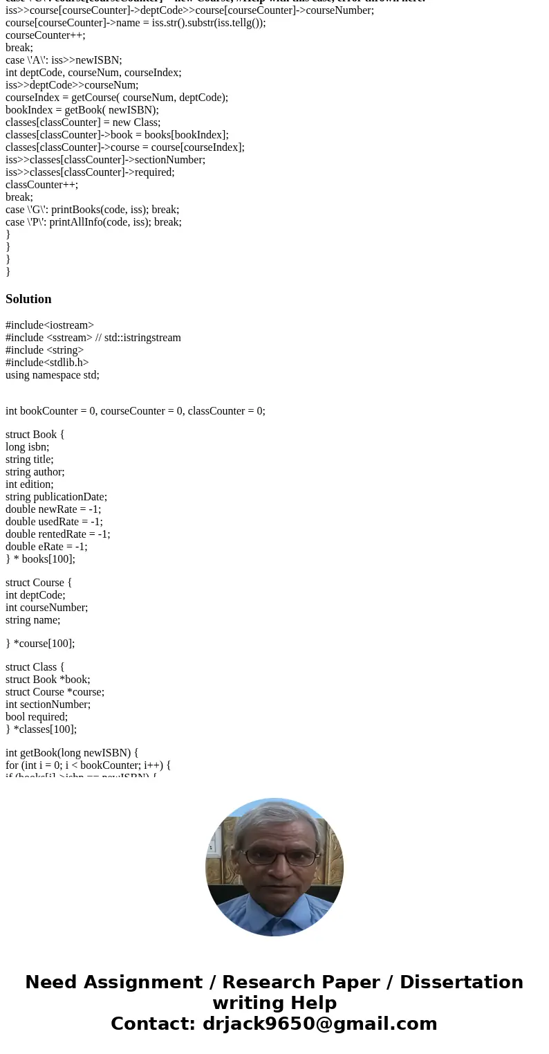 I have posted this earlier, but it seems that the code part was cutoff, therefore, this is re post with full code. In the program the \