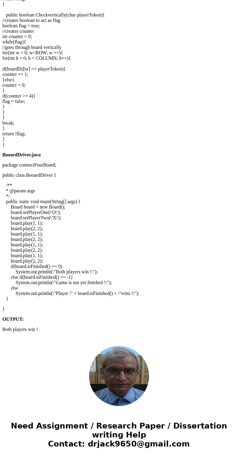 Implement a representation of the connect four board in a class called Board. Board representation details: You are free to implement any additional methods if  Implement a representation of the connect four board in a class called Board. Board representation details: You are free to implement any additional methods if