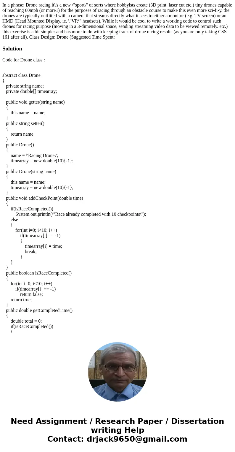  In a phrase: Drone racing it\'s a new \