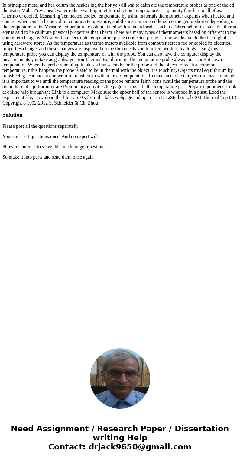  In principles metal and hee edium the heaker ing the hor yo will wai to ealth ate the temperature probes as one of the ed the water Mahe \
