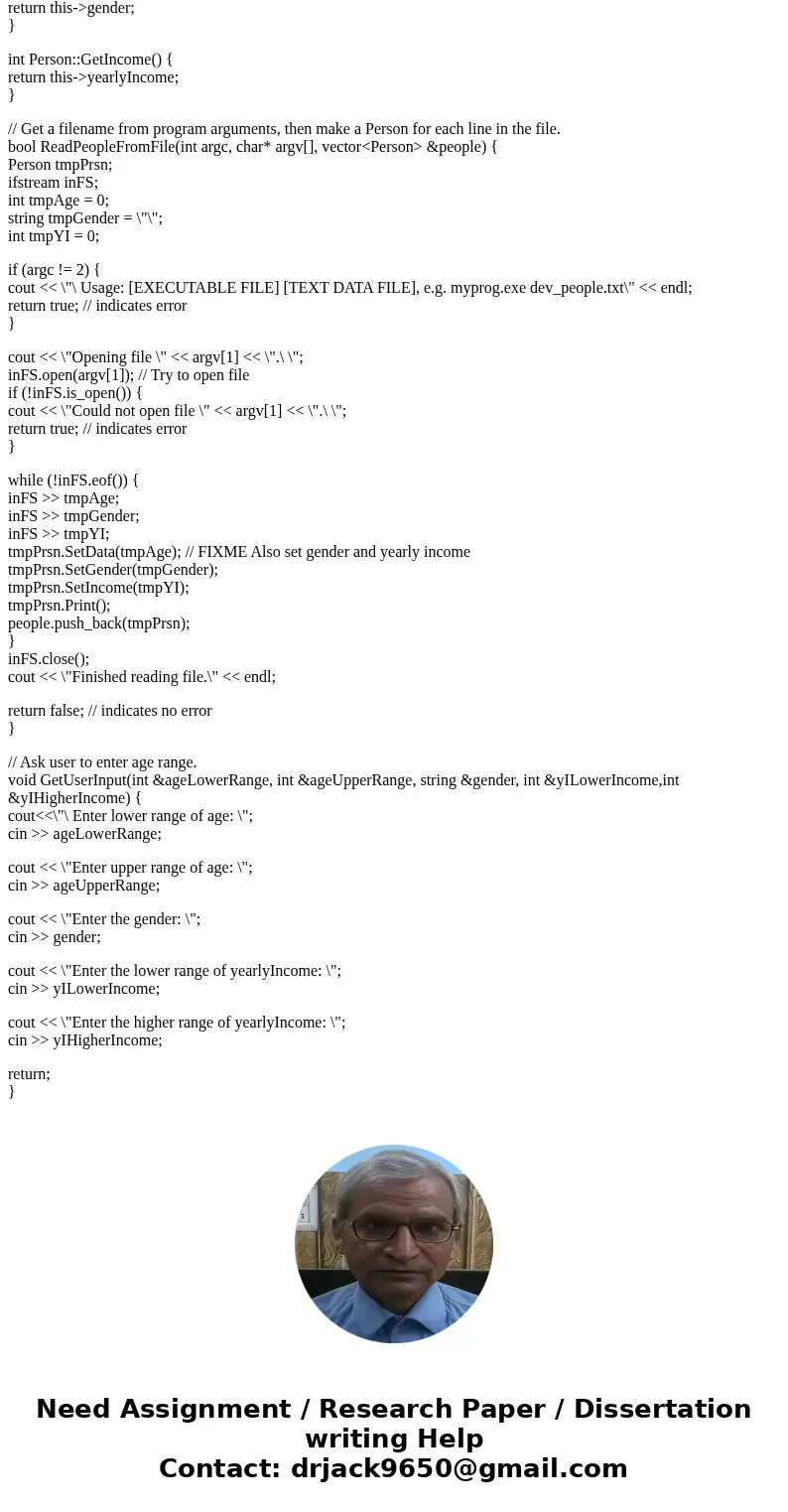 In this programming assignment, you’ll identify the number of potential customers for a business. The starter program outputs the number of potential customers  In this programming assignment, you’ll identify the number of potential customers for a business. The starter program outputs the number of potential customers