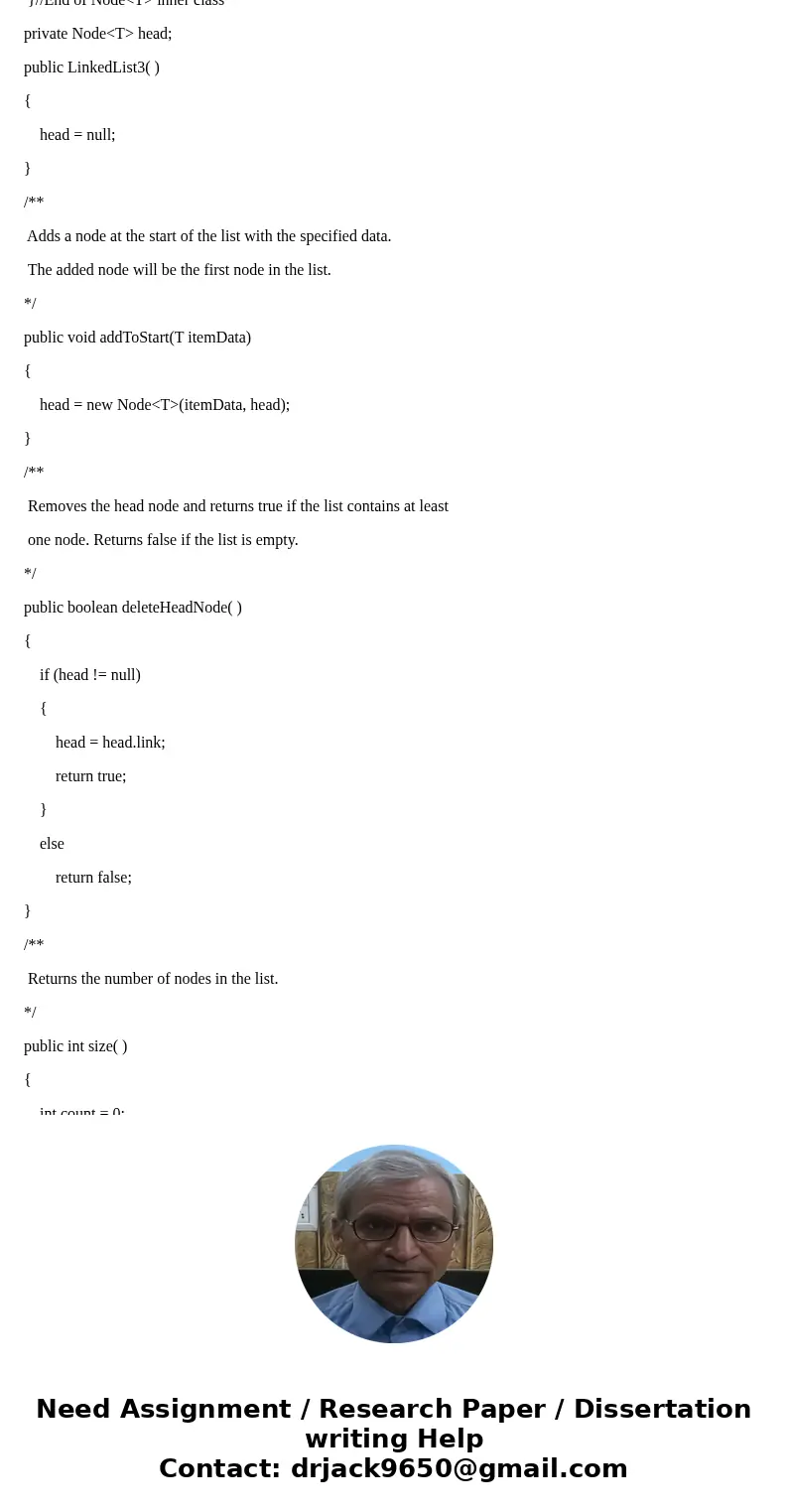 JAVA Take the code (it is from the Savitch student data files) listed here and 1. make it doubly linked. 2. Add a copy constructor 3. Add a clone method 4. Repl JAVA Take the code (it is from the Savitch student data files) listed here and 1. make it doubly linked. 2. Add a copy constructor 3. Add a clone method 4. Repl