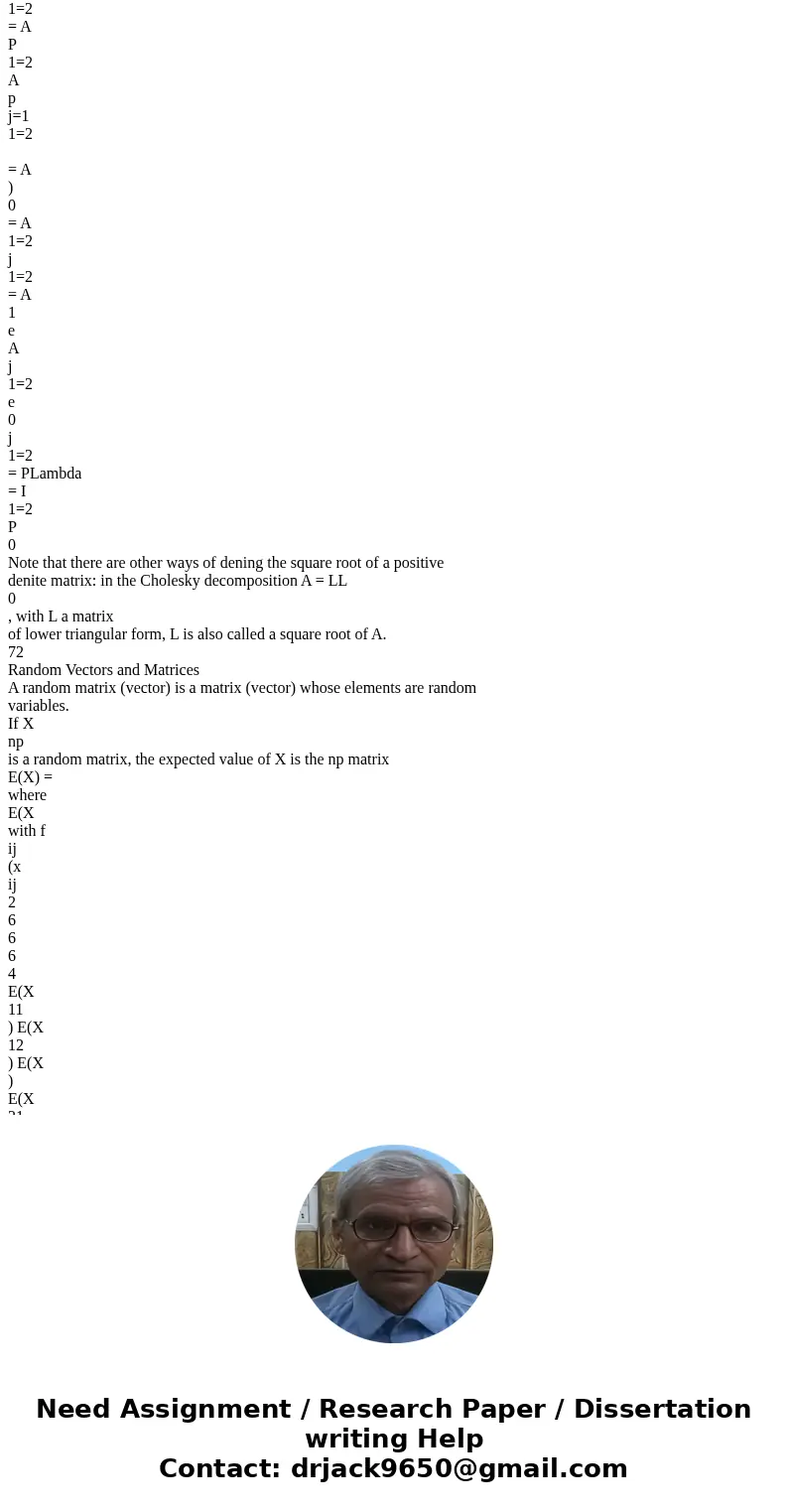  Let A = [1 3 0 1 6 2 0 0 1 4 2 1 0 0 0 0 1 3]. Find the dimensions of the null space and column space for A. Give your reasons! dim(null(A)) = dim(col(A)) = If