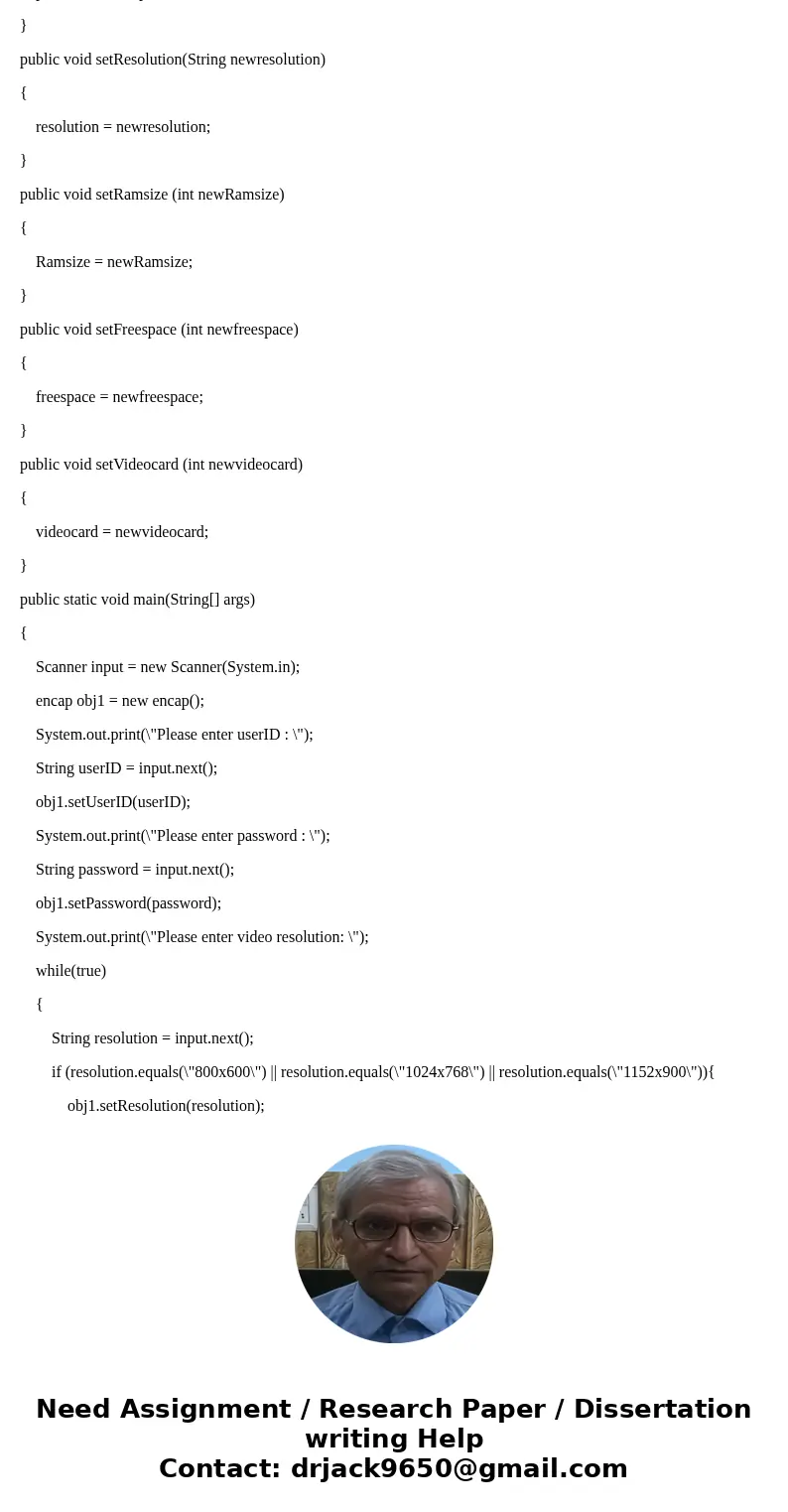 My resolution isn\'t printing our correct, it ask again for a new input but thats about it. it doesnt check to see if its the correct input. here is my code: im