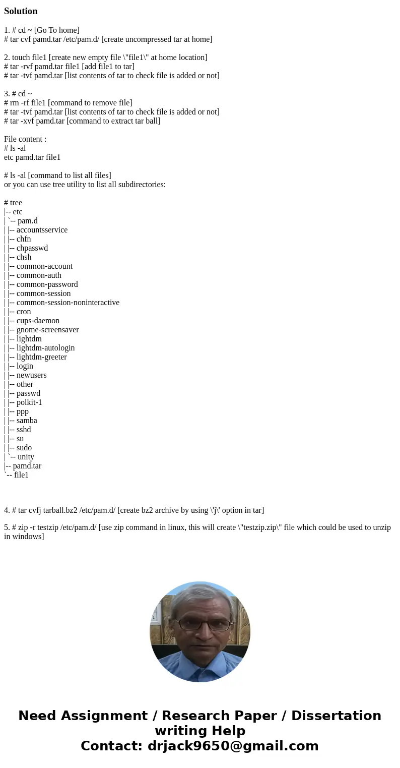 Need some Help with my Linux Operation Systems please 1.Navigate to your home directory (~). From here which commands would you use to create a directory called Need some Help with my Linux Operation Systems please 1.Navigate to your home directory (~). From here which commands would you use to create a directory called
