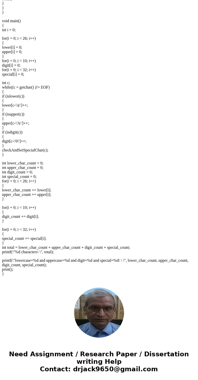 NOTE****: This program reads the strings entered from standard input... Not from an actual FILE.Solution#include <stdio.h> #include <ctype.h> int lo NOTE****: This program reads the strings entered from standard input... Not from an actual FILE.Solution#include <stdio.h> #include <ctype.h> int lo
