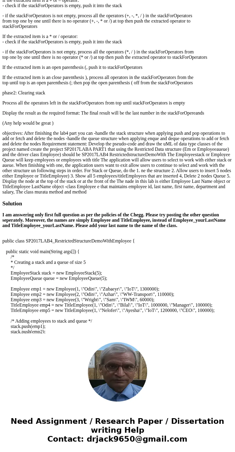 PART1: Objectives: After finishing the lab4 part 1, you can: -handle the stack structure when applying push and pop operations to add or fetch and delete the n  PART1: Objectives: After finishing the lab4 part 1, you can: -handle the stack structure when applying push and pop operations to add or fetch and delete the n