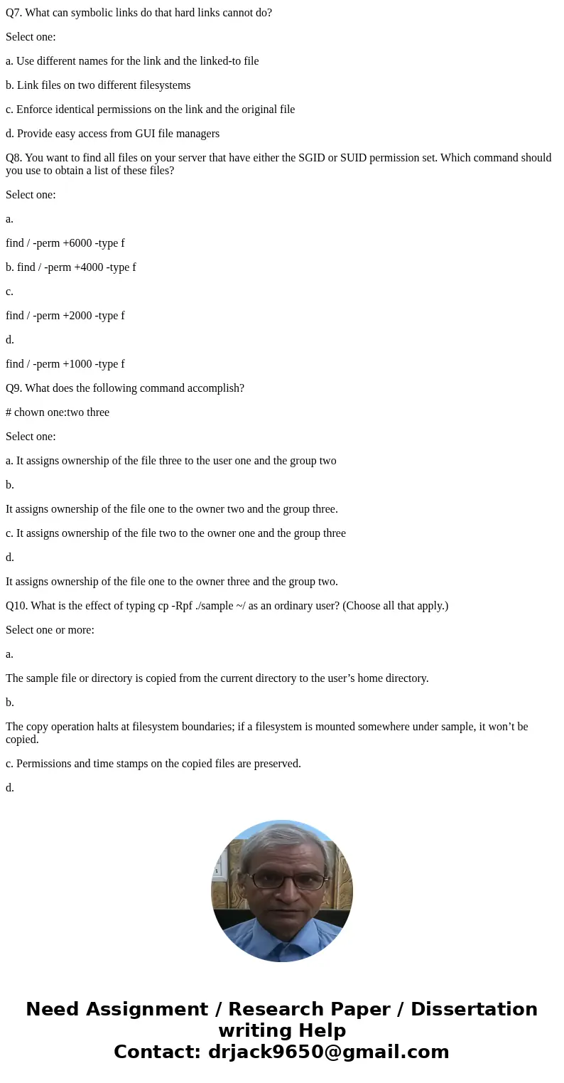 Q1. What mount option is required to enable user quota support on filesystems that provide this support? Select one: a. usrquota b. quotaon c. addquota d. quota Q1. What mount option is required to enable user quota support on filesystems that provide this support? Select one: a. usrquota b. quotaon c. addquota d. quota
