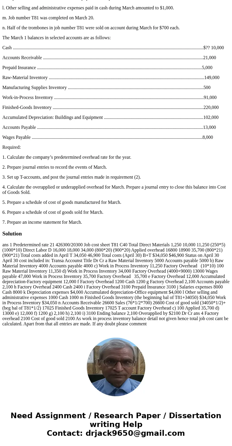Scholastic Brass Corporation manufactures brass musical instruments for use by high school students. The company uses a normal costing system, in which manufact