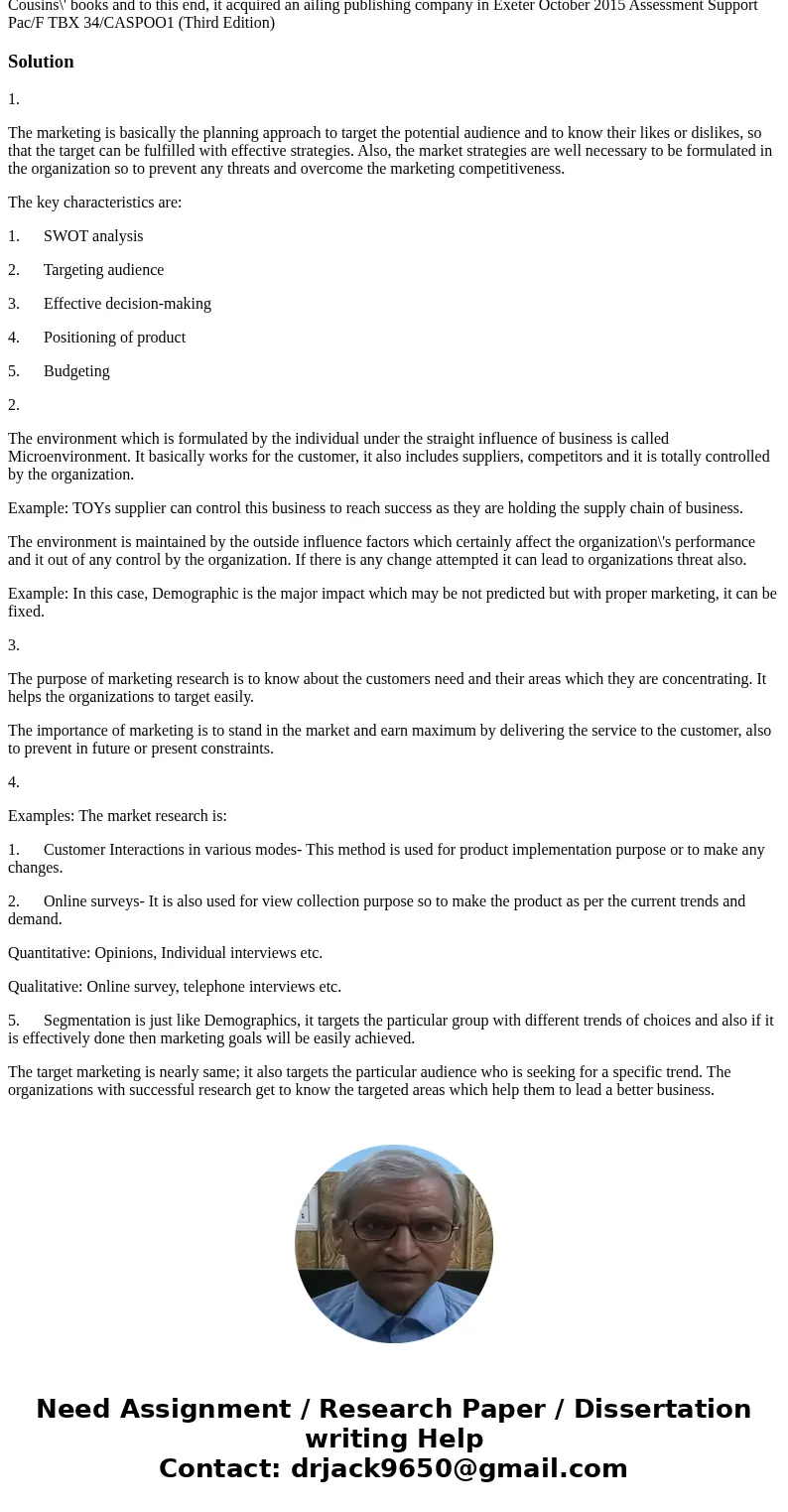 Section 2-Assessment The assessment example(s) below can be used by centres, or alternatively centres can develop their own assessment. Day Dream Toy Company-A