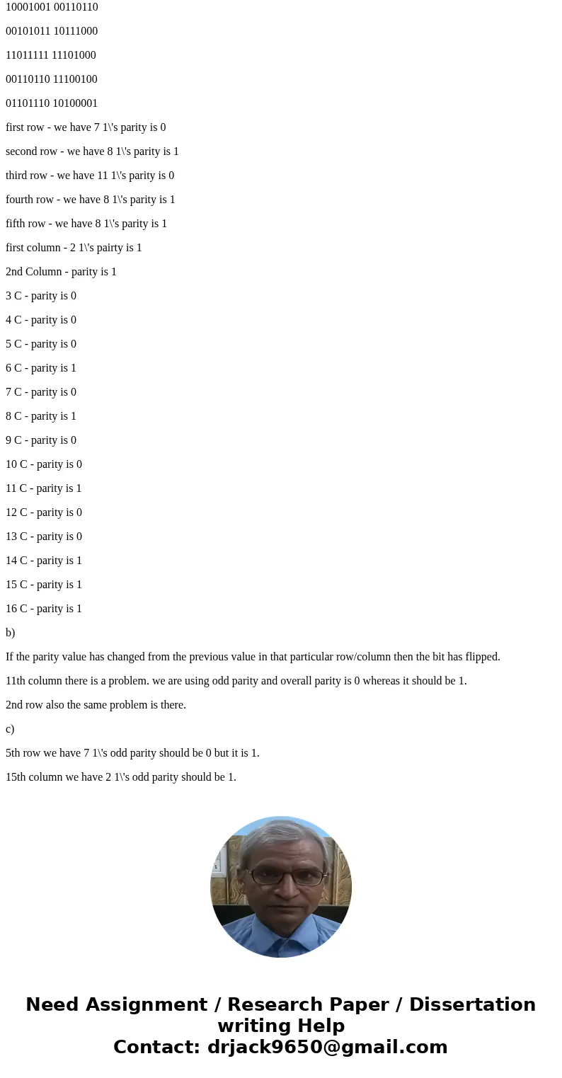  Suppose that a packet\'s payload consists of 10 eight-bit values (e.g., representing ten ASCII-encoded characters) shown below. (Here, we have arrange the ten 