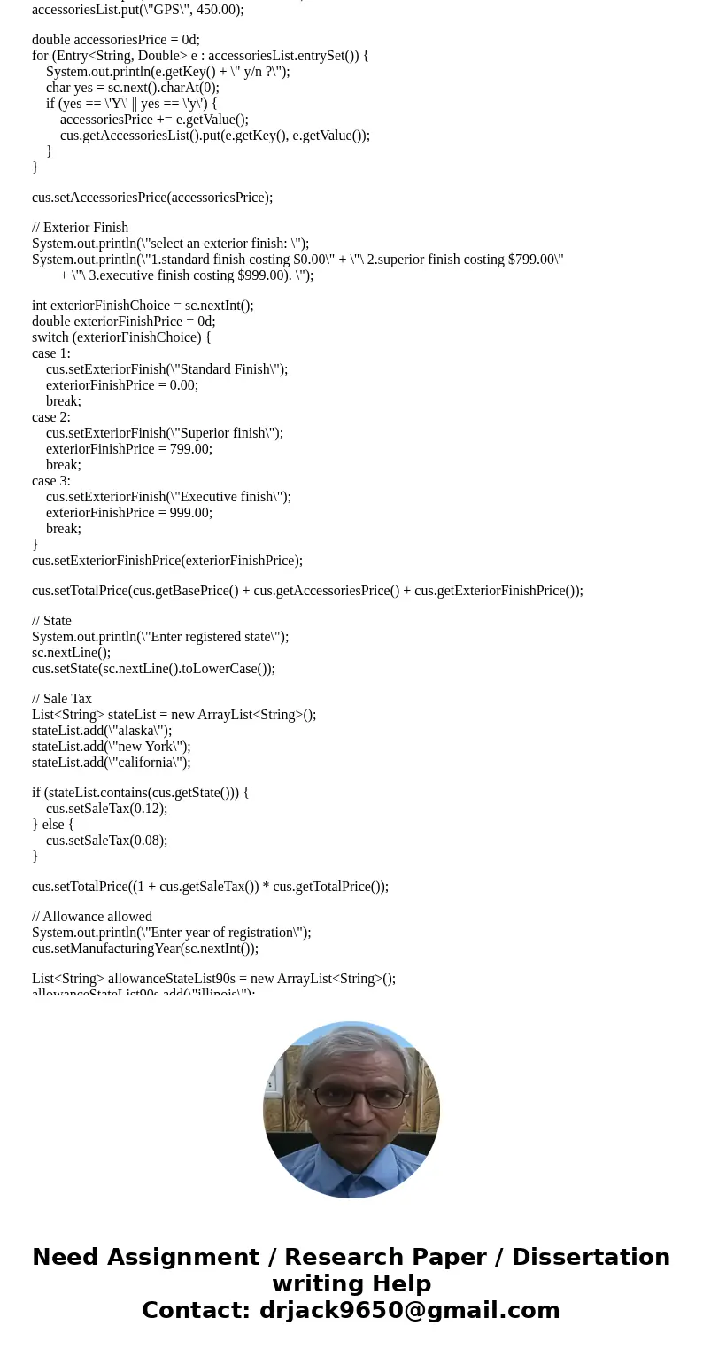 The CEO of Flint Hills Motors (FHM) would like you to create an order processing system project that will determine the total amount due from a customer for the The CEO of Flint Hills Motors (FHM) would like you to create an order processing system project that will determine the total amount due from a customer for the