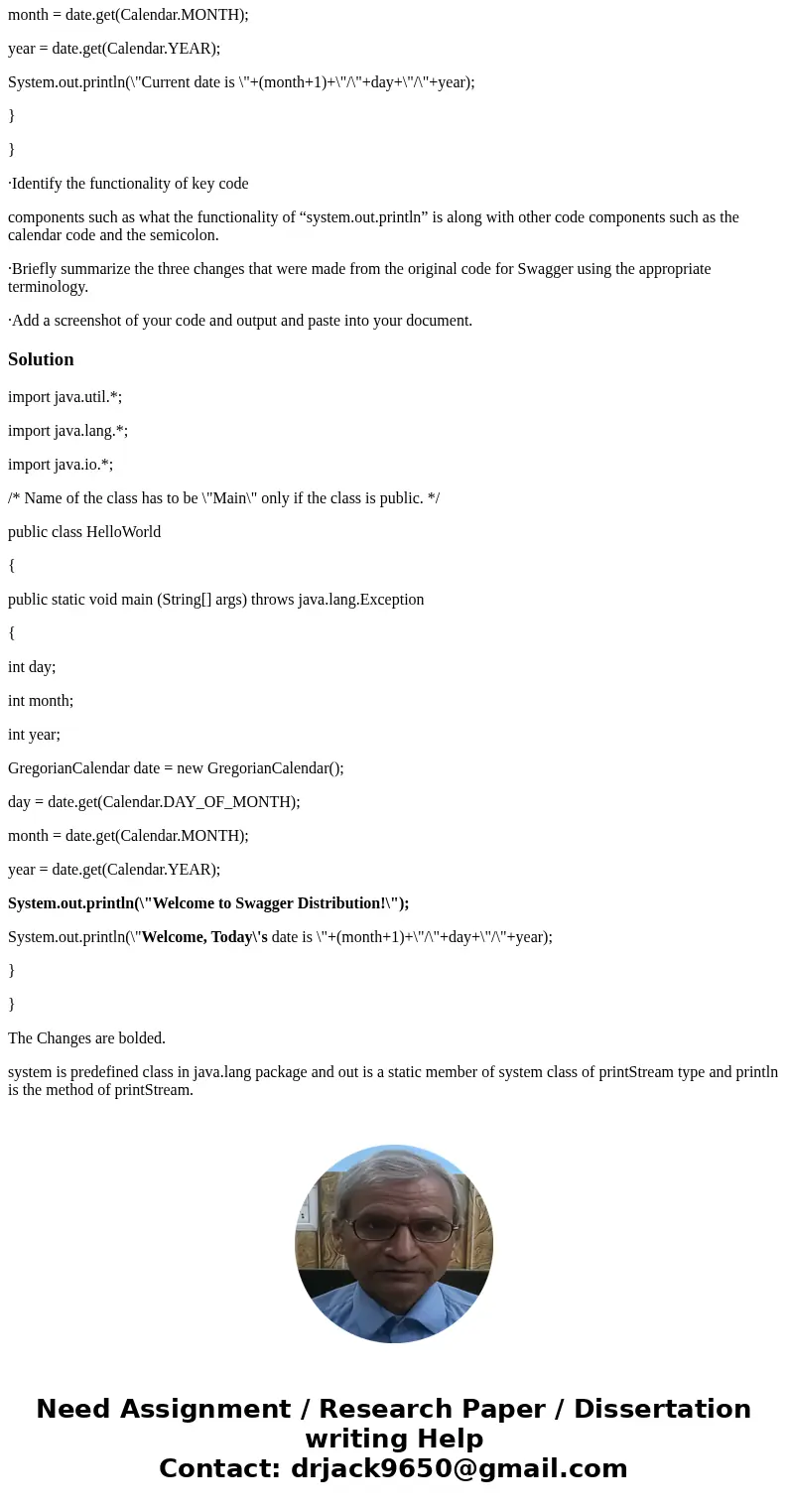 The code below is currently displayed on the computer screen at Swagger Distribution every morning when employees log on to their computers. The new owner would The code below is currently displayed on the computer screen at Swagger Distribution every morning when employees log on to their computers. The new owner would