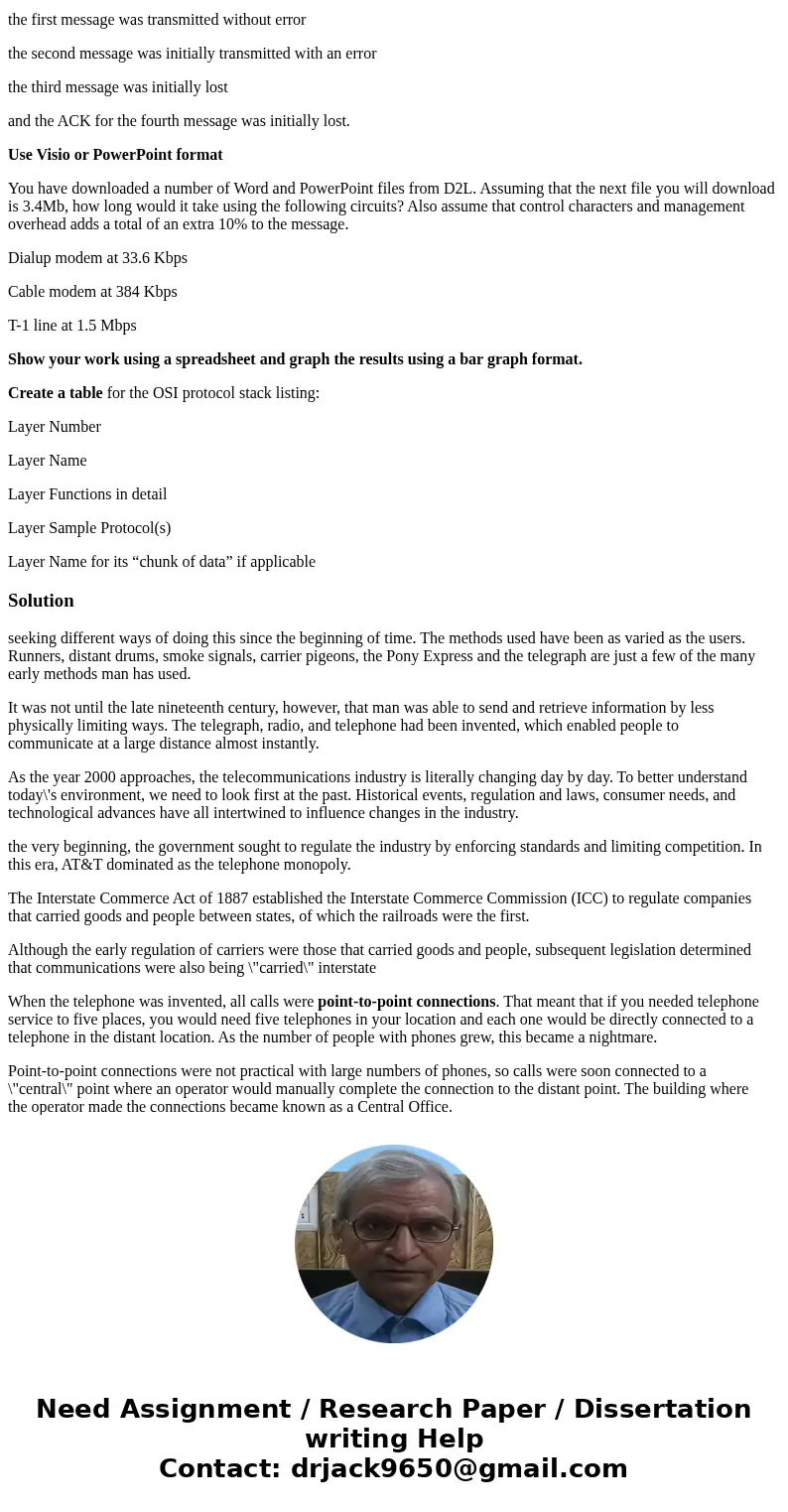The Divestiture of AT&T and the Telecommunications Act of 1996 had a major impact in the United States. The Divestiture of the Bell Operating Companies from