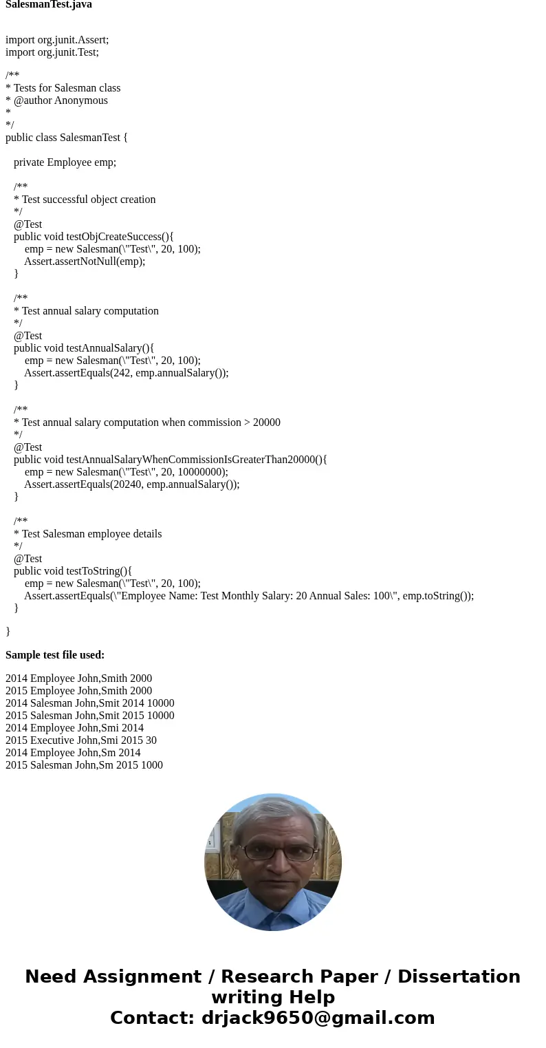 The first programming project involves writing a program that computes the salaries for a collection of employees of different types. This program consists of f The first programming project involves writing a program that computes the salaries for a collection of employees of different types. This program consists of f
