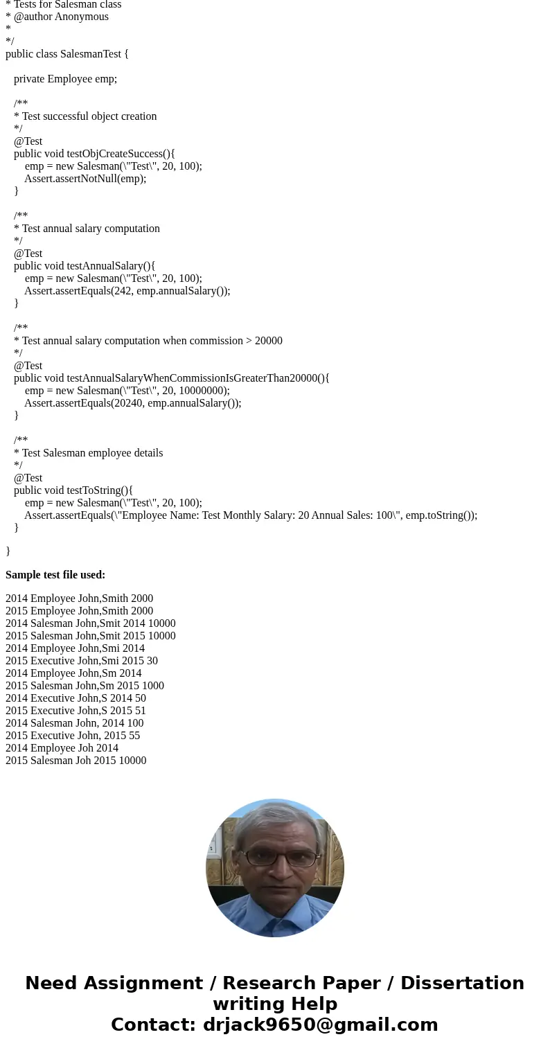 The first programming project involves writing a program that computes the salaries for a collection of employees of different types. This program consists of f The first programming project involves writing a program that computes the salaries for a collection of employees of different types. This program consists of f