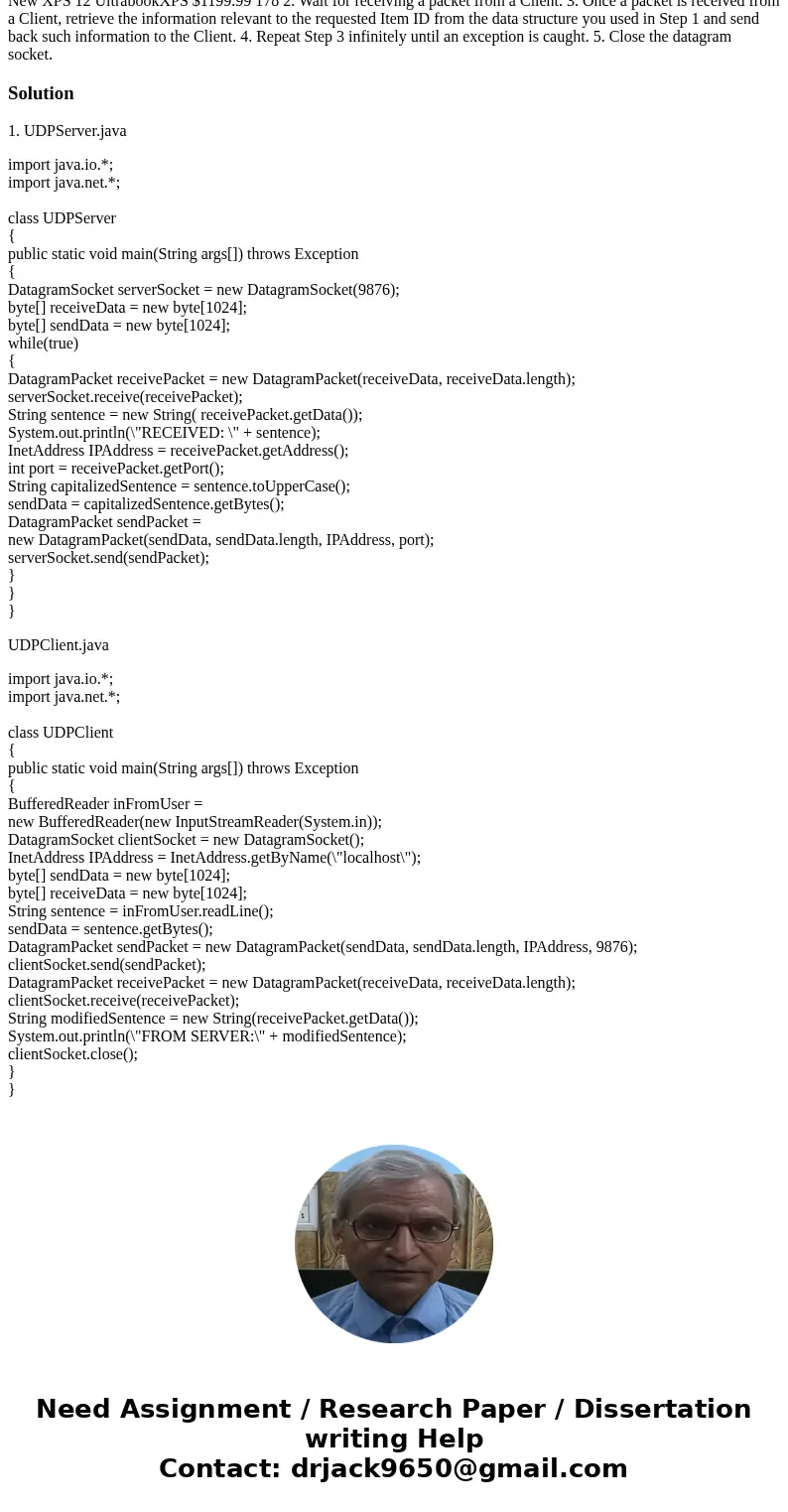 (This is Java) I need help with part A. 1-3 but (also I need from 4 to 6, but if it is too much 1-3 is fine) PART A. Write a client program and a server program (This is Java) I need help with part A. 1-3 but (also I need from 4 to 6, but if it is too much 1-3 is fine) PART A. Write a client program and a server program