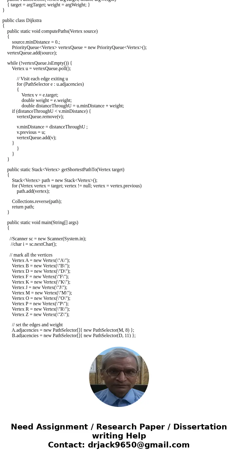 This lab is about finding a path from some source city to a destination city. Cities are represented by the City enum in the provided jar file. CitySelector is  This lab is about finding a path from some source city to a destination city. Cities are represented by the City enum in the provided jar file. CitySelector is