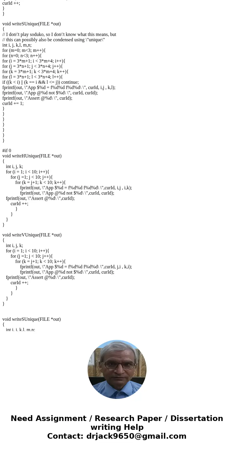 Write a program that solves sudoku problems. The program should creat a Microsoft Z3 file that contains general constraints of a 4x4 sudoku board. The program w Write a program that solves sudoku problems. The program should creat a Microsoft Z3 file that contains general constraints of a 4x4 sudoku board. The program w