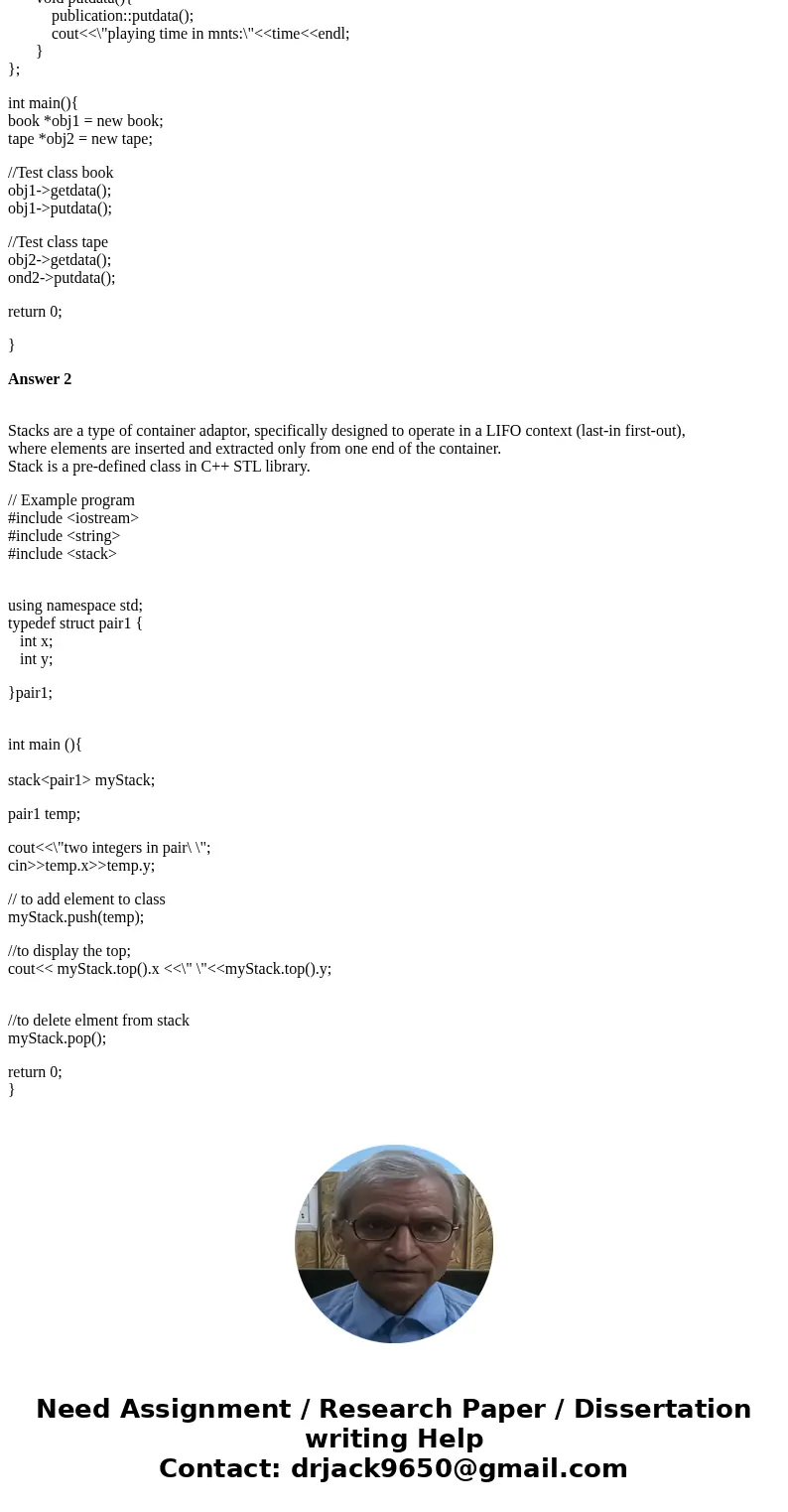 1. Imagine a publishing company that markets both book and audiocassette versions of its works. Create a class publication that stores the title (a string) and  1. Imagine a publishing company that markets both book and audiocassette versions of its works. Create a class publication that stores the title (a string) and