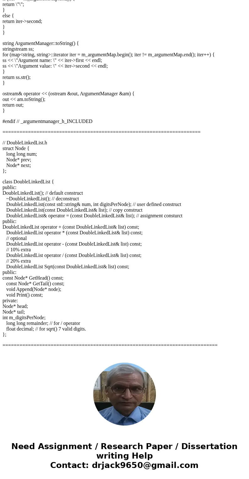 1 Introduction You will create a C++ program that can evaluate arithmetic operators with integer numbers having any number of digits. These numbers are an alter
