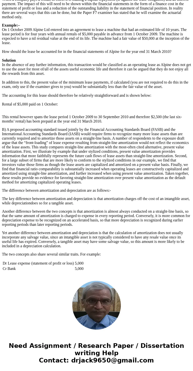 a.) When should a leased asset (perspective of lessee) be depreciated over its lease term ? Over it\'s economic life? b.) And when should a leased asset be amor a.) When should a leased asset (perspective of lessee) be depreciated over its lease term ? Over it\'s economic life? b.) And when should a leased asset be amor