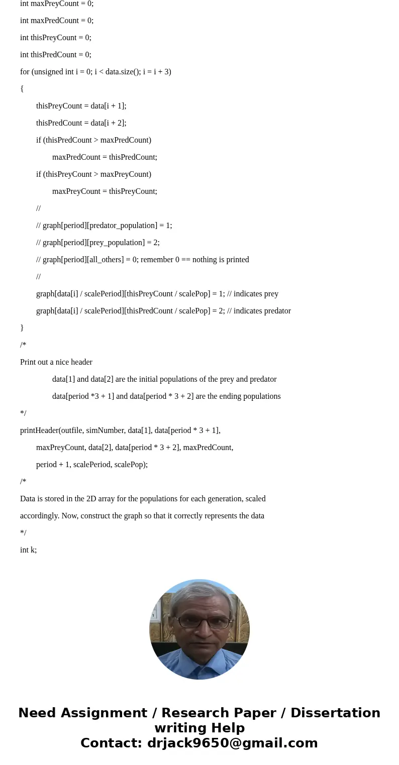 Answer in C++ I already did predator.cpp and prey.cpp, need help with predatorprey.cpp. Assignment Predator / Prey Objectives Reading from and writing to text f Answer in C++ I already did predator.cpp and prey.cpp, need help with predatorprey.cpp. Assignment Predator / Prey Objectives Reading from and writing to text f