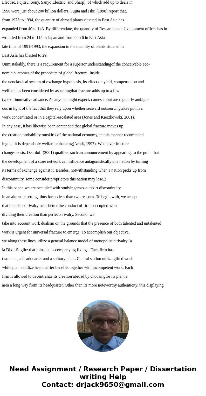 Article Analysis GLOBALIZATION AND THE EVOLUTION OF THE SUPPLY CHAIN: WHO GAINS AND WHO LOSES? I neeed help with writing an article analysis on this topic it ha