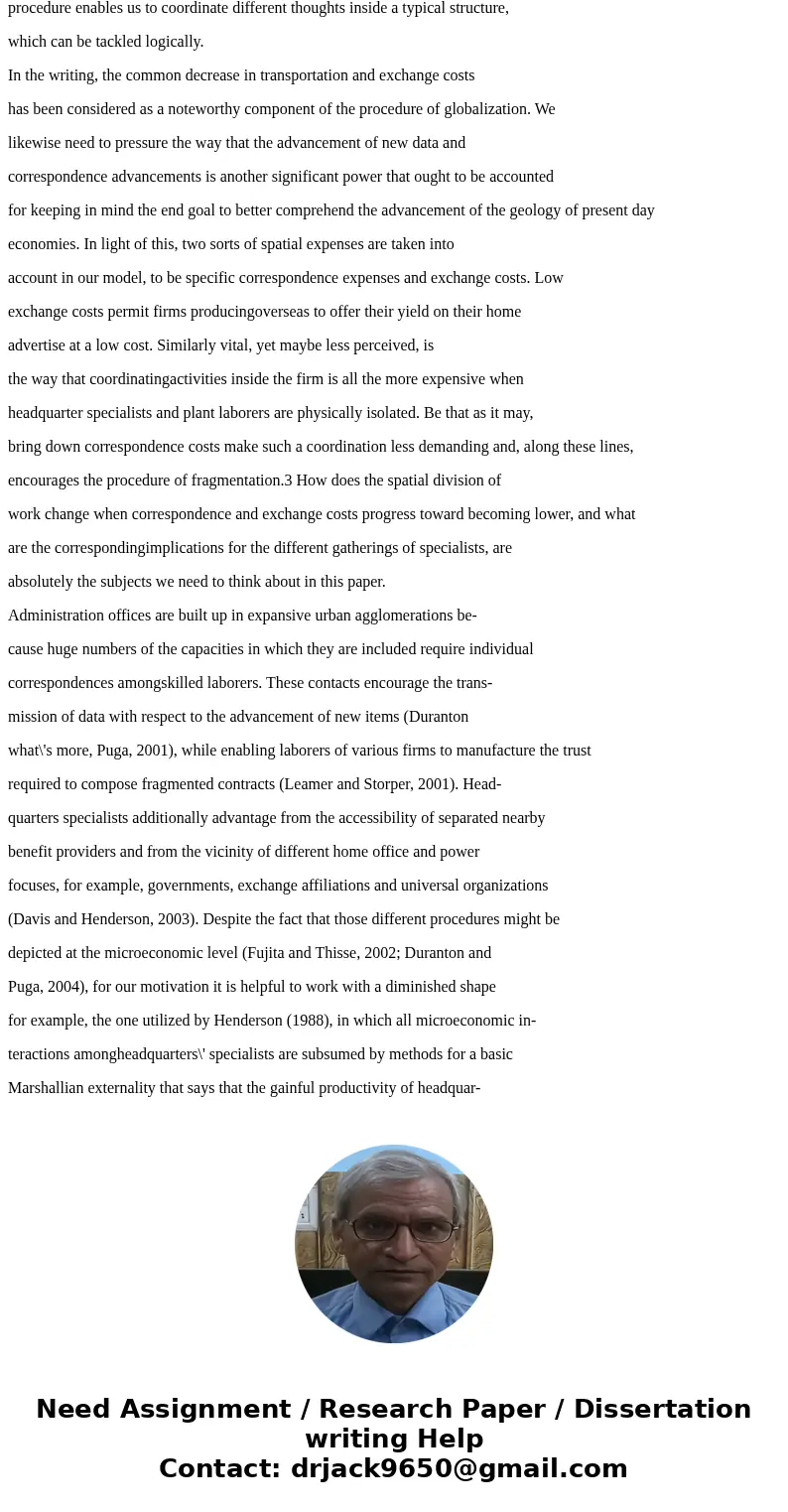 Article Analysis GLOBALIZATION AND THE EVOLUTION OF THE SUPPLY CHAIN: WHO GAINS AND WHO LOSES? I neeed help with writing an article analysis on this topic it ha