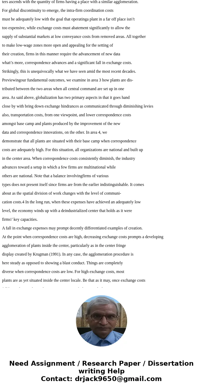 Article Analysis GLOBALIZATION AND THE EVOLUTION OF THE SUPPLY CHAIN: WHO GAINS AND WHO LOSES? I neeed help with writing an article analysis on this topic it ha