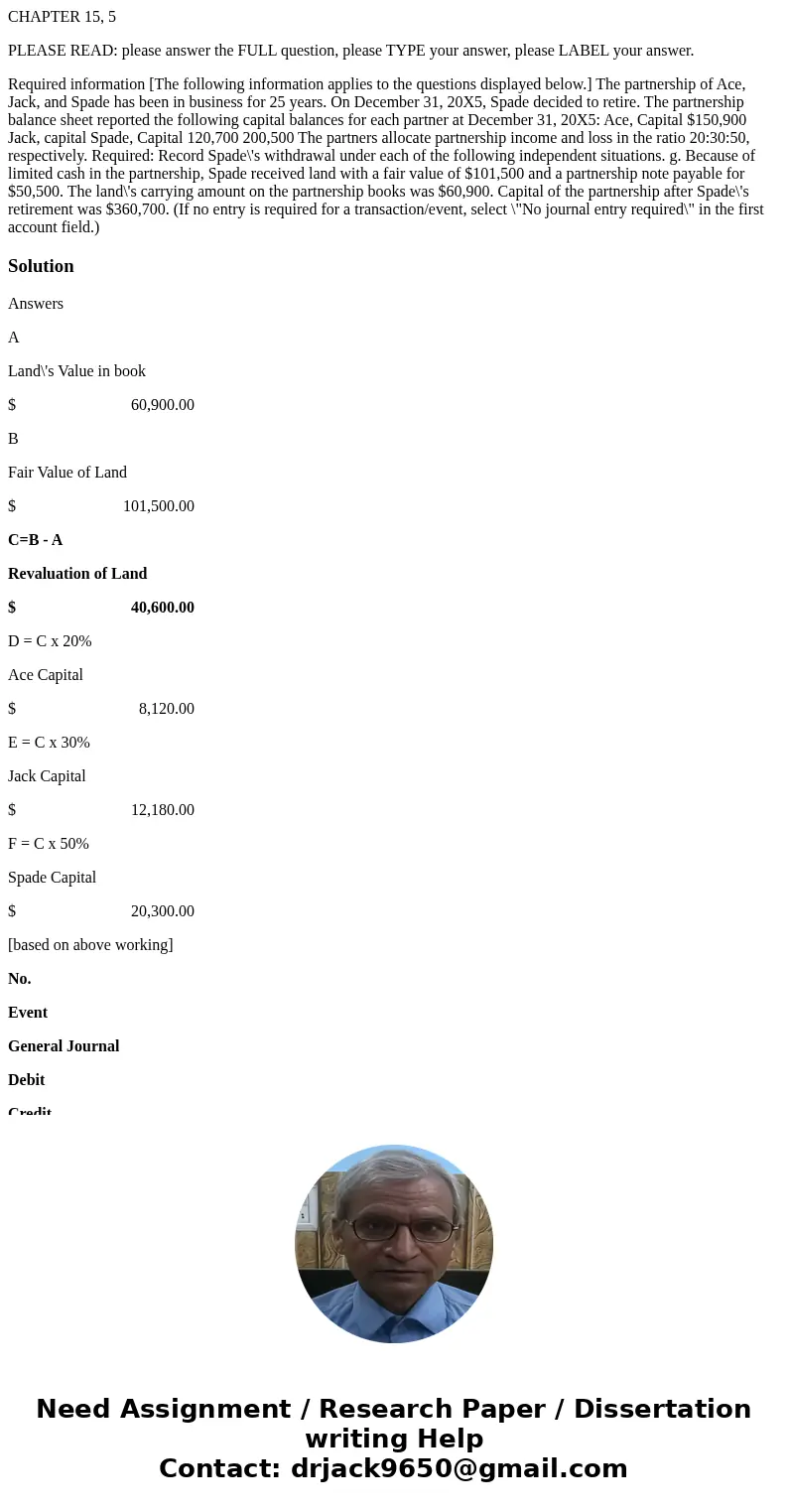 CHAPTER 15, 5 PLEASE READ: please answer the FULL question, please TYPE your answer, please LABEL your answer. Required information [The following information a CHAPTER 15, 5 PLEASE READ: please answer the FULL question, please TYPE your answer, please LABEL your answer. Required information [The following information a