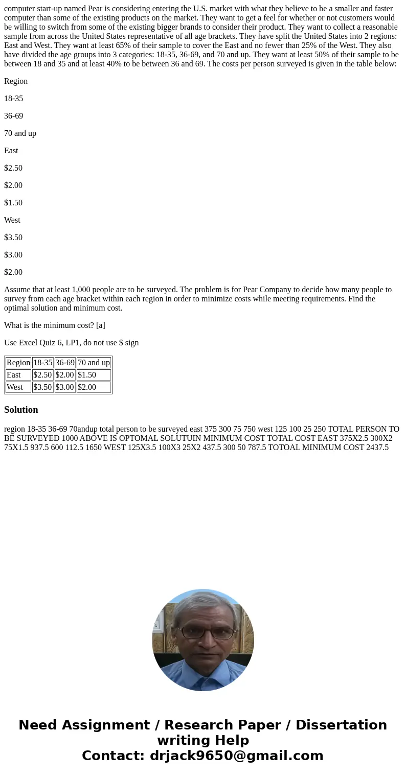 computer start-up named Pear is considering entering the U.S. market with what they believe to be a smaller and faster computer than some of the existing produc computer start-up named Pear is considering entering the U.S. market with what they believe to be a smaller and faster computer than some of the existing produc