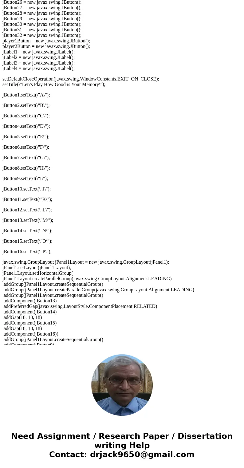  Create a program that can display a GUI like the picture below. Hint: This program is similar to the example we talked about in Chapter 18. \