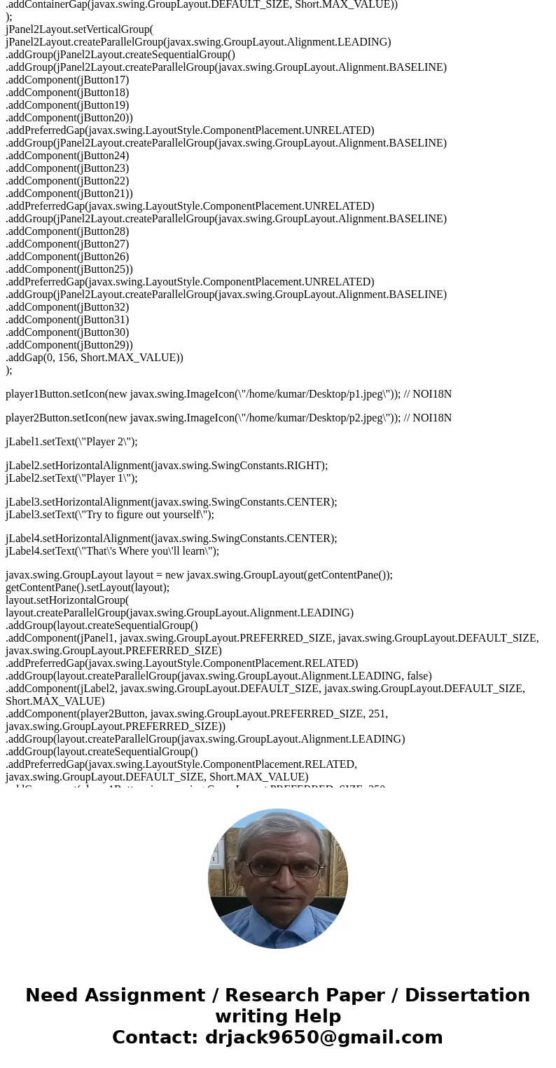  Create a program that can display a GUI like the picture below. Hint: This program is similar to the example we talked about in Chapter 18. \
