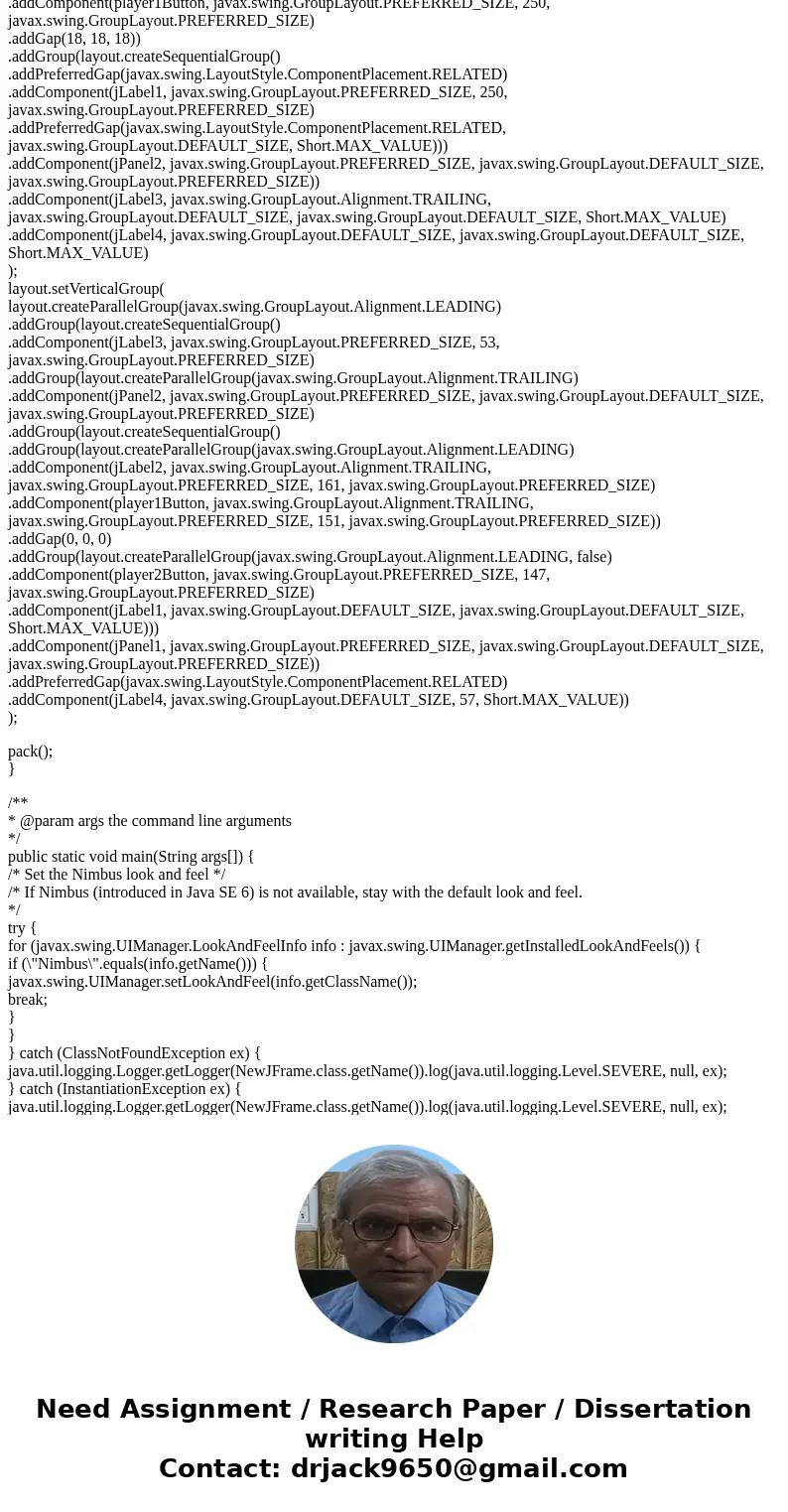  Create a program that can display a GUI like the picture below. Hint: This program is similar to the example we talked about in Chapter 18. \